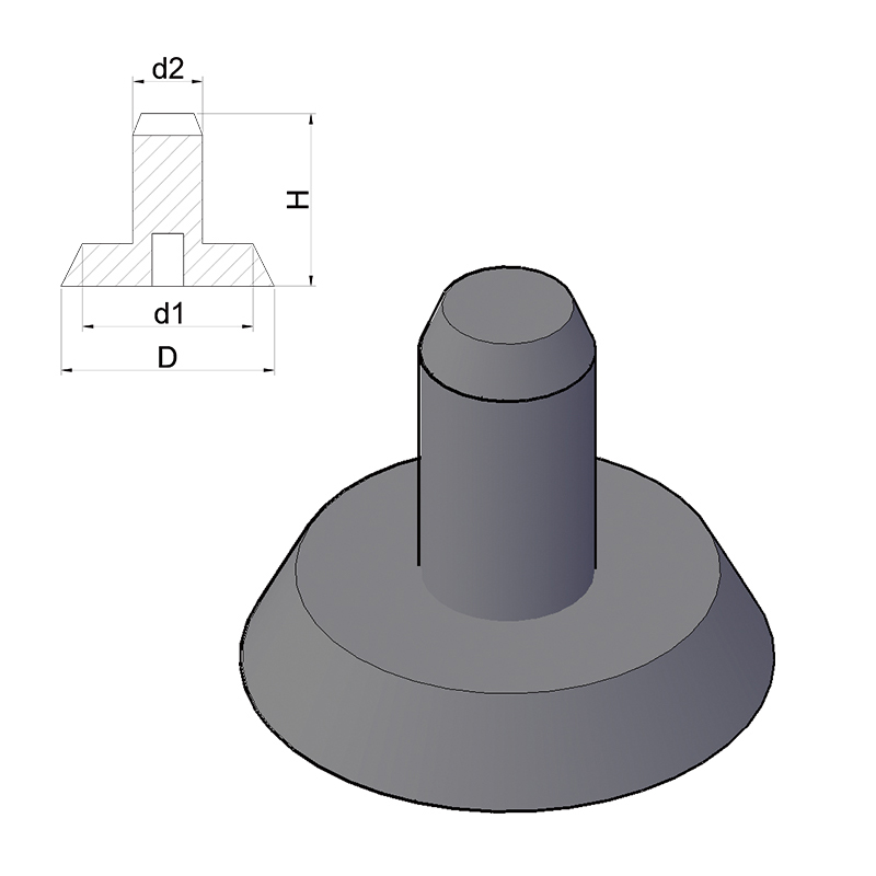 Betonnen inzetmagneet