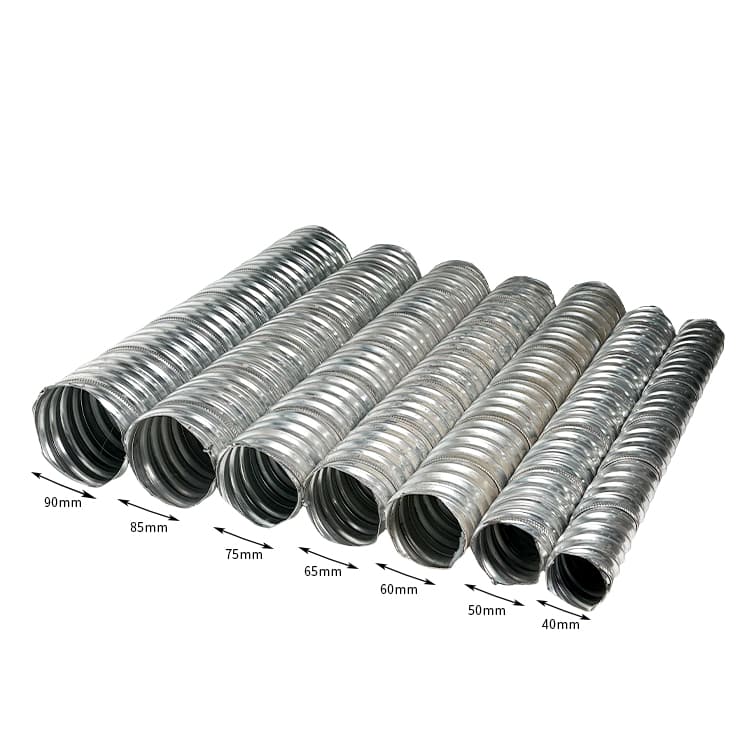 Spiraalvormige groutbuis voor voorgespannen betonsystemen Spiraalvormige groutbuis voor voorgespannen betonsystemen
